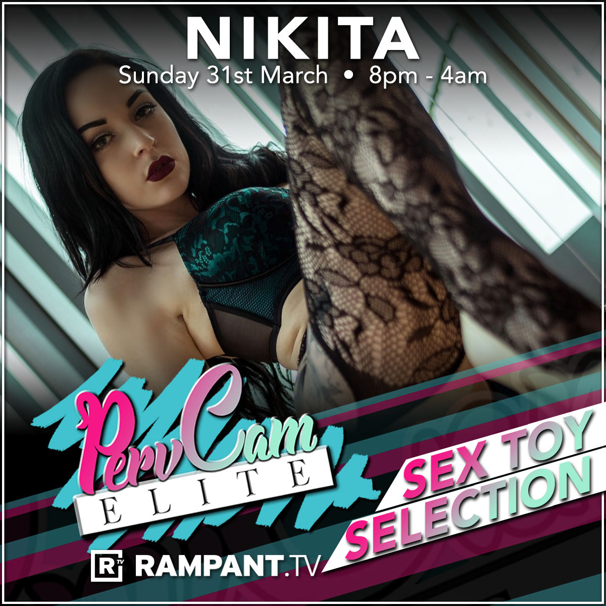 PervCam Elite: Nikita Caslida- Sex Toy Selection (Sunday 31st March)