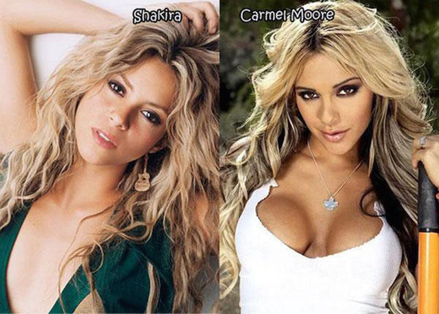 Celebrity Porn Doppelgangers - RampantTV - Porn stars and their celebrity doppelgÃ¤ngers